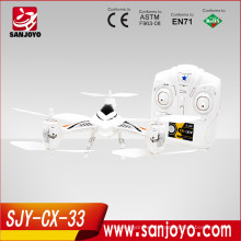 cheerson CX-33 quadcopter 3D flip rc drone remote operar quadcopter 4 Channel gyro con una tecla de aterrizaje luz led